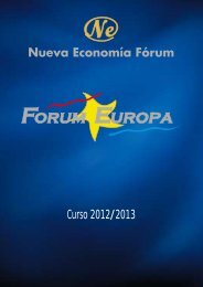 Curso 2012/2013 - Nueva EconomÃ­a FÃ³rum