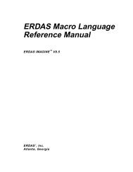 ERDAS Macro Language Reference Manual - Remote Sensing and ...