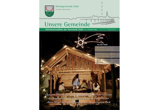 Unsere Gemeinde Unsere Gemeinde - Marktgemeinde Dobl