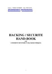 HACKING / SECURITE HAND-BOOK