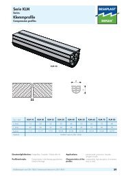 Serie KLM Klemmprofile - SARGON a.s.