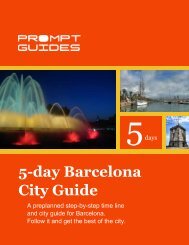 5-day Barcelona City Guide - Prompt Guides