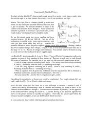 Experiment 6: Kirchhoff's Laws To check whether ... - Faculty