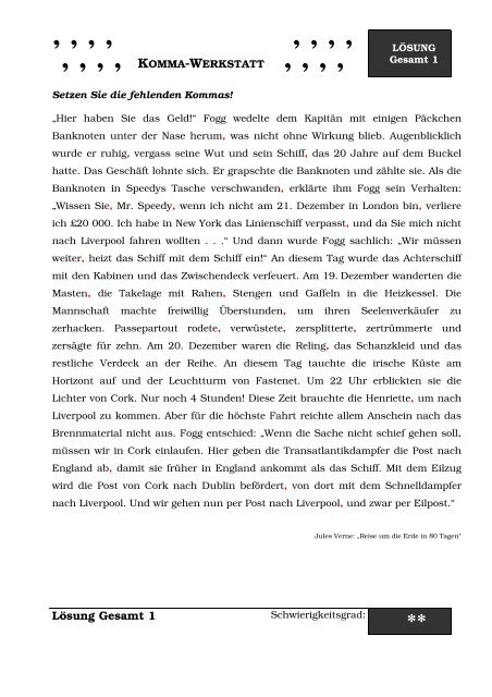Komma Werkstatt Losung