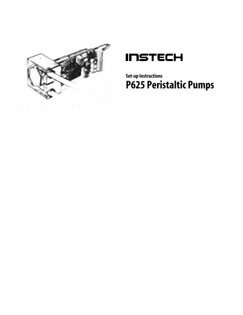 P625 Peristaltic Pumps - Instech Laboratories, Inc.
