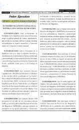 Decreto PCM-015-2011 - SecretarÃ­a de Estado del Despacho ...
