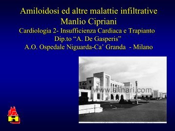 Amiloidosi ed altre malattie infiltrative - Anmco