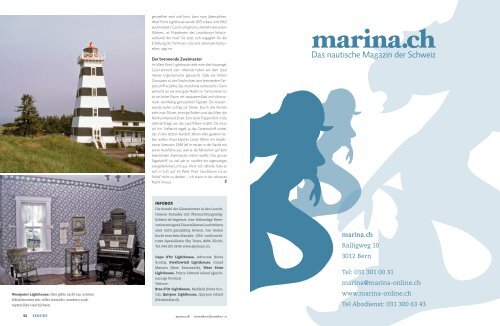 Leuchtende Gastgeber - Marina.ch