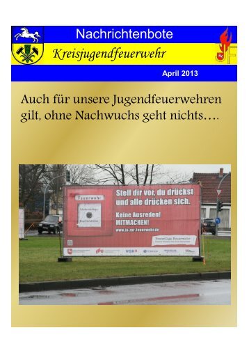 Nachrichtenbote 02/2013 - Jugend- und Kinderfeuerwehr Grasleben