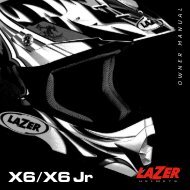 X6/X6 Jr - Lazer Helmets