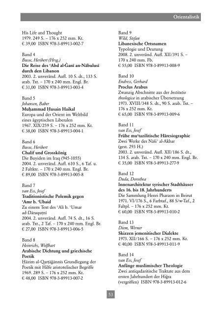 Ergon Gesamtverzeichnis 2009 - Ergon Verlag