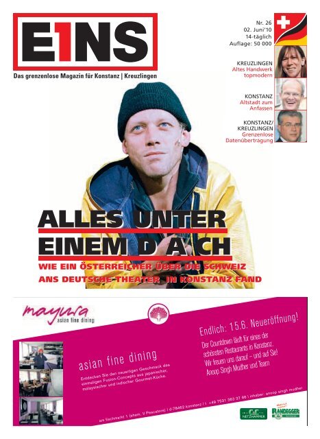 02. Juni `10 (PDF) - E1NS-Magazin