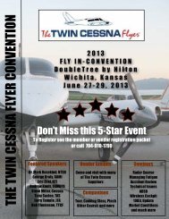 2013 Color Brochure - Twin Cessna Flyer