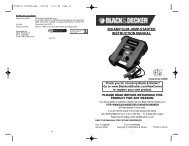 300 amp slim jump-starter instruction manual - Black & Decker ...
