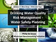 Day one-Session one-Water Safety Planning-Philip de Souza - MILE