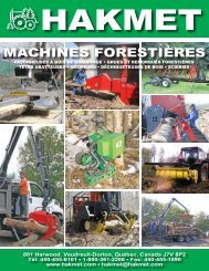 MACHINES FORESTIÃRES - Hakmet