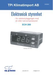 Invensys ECH 200 - TPi Klimatimport AB