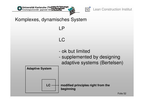 Was bedeutet Lean Construction? - Lean Management Institut