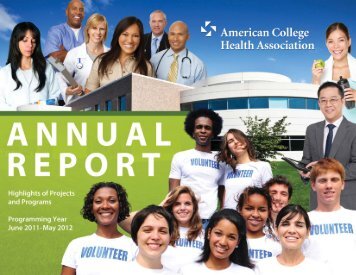 2011-12 ACHA Annual Report - American College Health Association