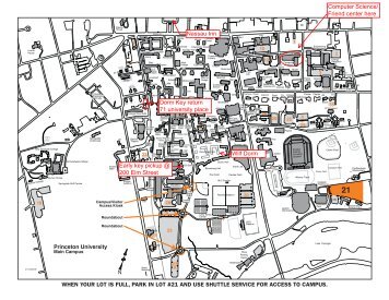 campus map - Center for Computational Intractability - Princeton ...