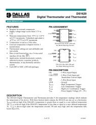 DS1620 Digital Thermometer and Thermostat