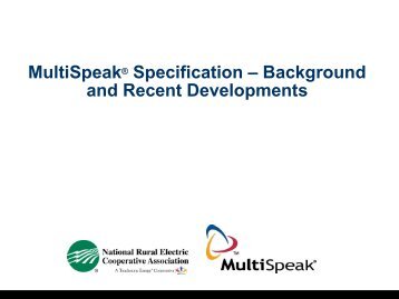 MultiSpeak Specification