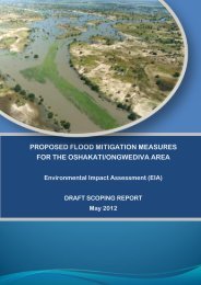 proposed flood mitigation measures for the oshakati/ongwediva area