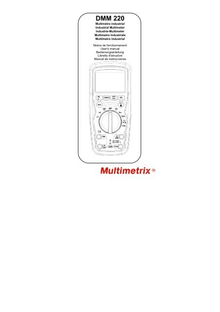 Image of Multimetrix DMM220 direct website