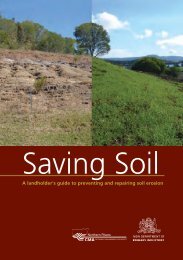 Saving soil - NSW Department of Primary Industries