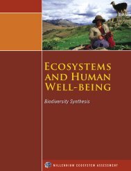 Ecosystems and Human Well-being: Biodiversity Synthesis