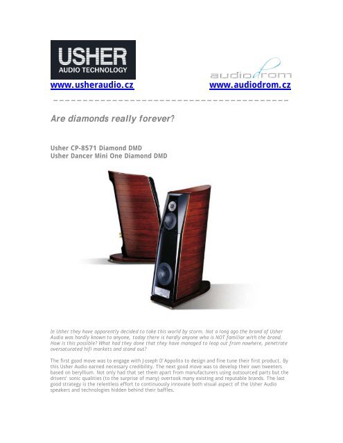 Playback 23 Usher Audio Mini Dancer Two Floorstanding Loudspeaker The Absolute Sound