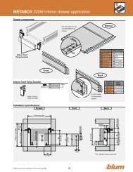METABOX 320M interior drawer application