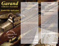 Garand Collectors Association Membership Application - Civilian ...