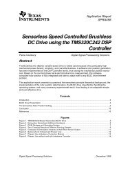 sensorless speed controlled brushless dc drive ... - Texas Instruments