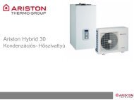 Ariston Hybrid 30 KondenzÃ¡ciÃ³s- HÅszivattyÃº ... - Thermo Dragons