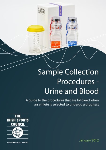 Sample Collection Procedures - Urine and Blood - The Irish Sports ...