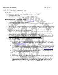 DCST 2012 - 2013 Winter Season Registration Instructions