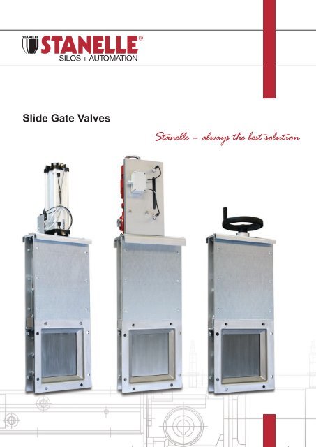 Slide gate valves - STANELLE Silos + Automation GmbH