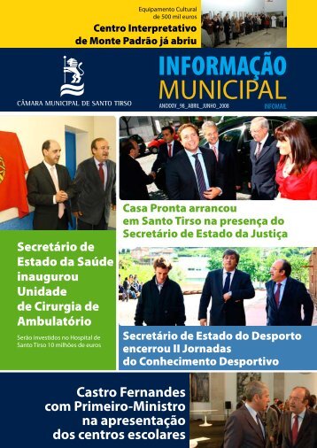 InformaÃ§Ã£o Municipal nr. 98 - CÃ¢mara Municipal de Santo Tirso