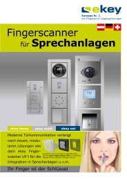 Download ekey Sprechanlagen Integration (767 kB) - AFS