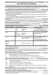 Handreichung Zeugniskonferenz - Mathematikphysik.de