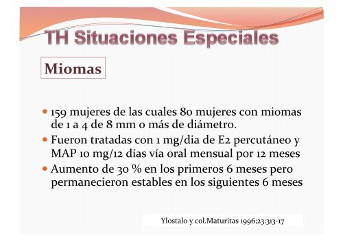 TH en pacientes con antecedentes de Endometriosis - IGBA