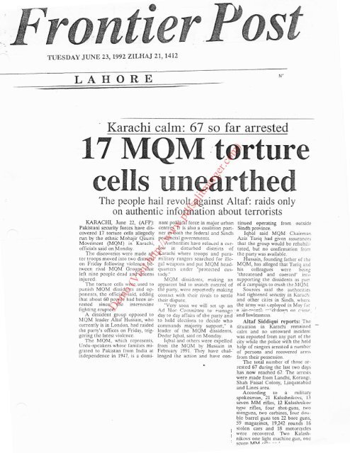 mqm new organisation mqm new organisation