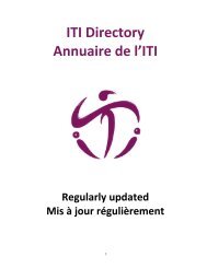 ITI Directory Annuaire de l'ITI - International Theatre Institute