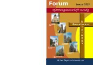 Forum Januar 2012 - Pfarreiengemeinschaft