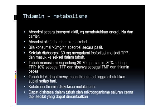 Ilmu Gizi – Vitamin Larut Air - Undip