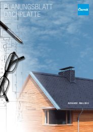 Planungsblatt Dachplatte 2013 - Eternit