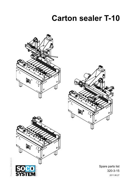 Carton sealerT-10 - Soco Systems