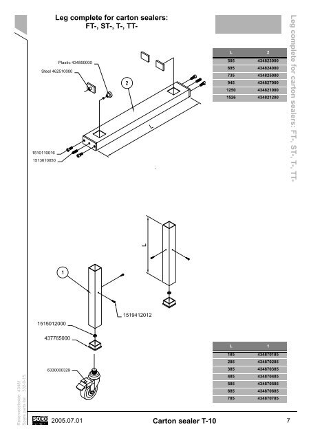 Carton sealerT-10 - Soco Systems