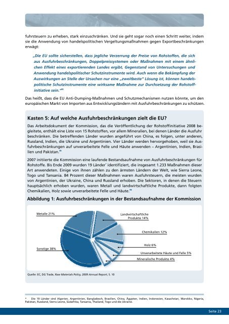 Die neue Jagd nach Ressourcen: Wie die EU-Handels- und - Oxfam